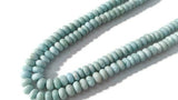 LARIMAR 8-8.5MM ROUNDEL Shape, Length 16" Larimar good Quality beads
