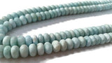 LARIMAR 8-8.5MM ROUNDEL Shape, Length 16" Larimar good Quality beads