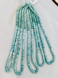 Larimar faceted 6mm Heishi , Length 16 Inch Larimar Good Quality beads - Larimar Heishi/tyre faceted Beads.