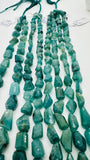Grandidierite Faceted Nugget Beads • AAAA Quality • Length 8'' • Natural Grandidierite Freeform Beads