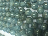 10mm Aquamarine Smooth Round beads, Perfect Round Beads- Wholesale Price- Length 40 cm AA Quality
