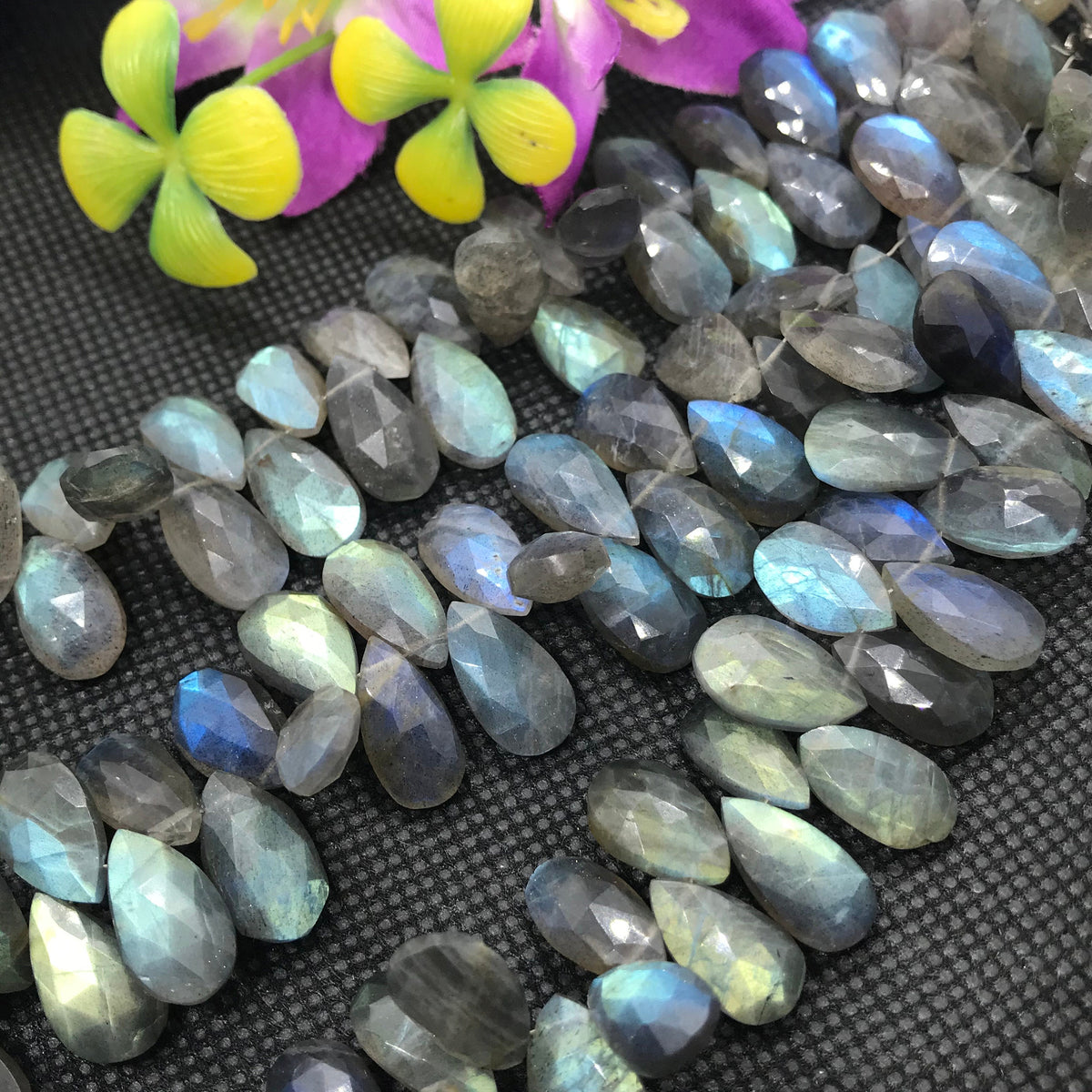 Labradorite Rainbow Frost Matte Rustic Round Stretch (8mm) Natural Gem –  GypsyGemsJewelryBox