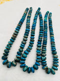 Blue Opalina roundel 10-14mm, Natural Opalina beads - Origin Peru, Blue Opalina gemstone.