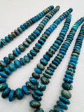 Blue Opalina roundel 10-14mm, Natural Opalina beads - Origin Peru, Blue Opalina gemstone.