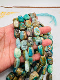 Peruvian Opal tumble Beads, • Length 16 Inch • AAA Quality • 12-14X18-20MM Natural Peruvian Opal beads • Origin Peru