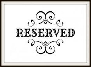 Reserved for Tyler Invoice 10345