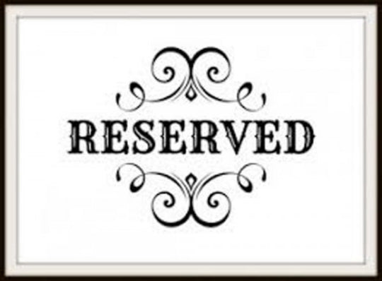 Reserved for Fabiola Invoice 10641