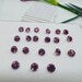 Pink Moissanite faceted round 5 MM - Pack of 1 Pc - Moissanite faceted loose stone -AAA Quality