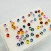 Multi Sapphire faceted loose stone • Size 3-3.20mm, pack of 5 pc, Mix color