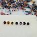Multi Sapphire faceted loose stone • Size 3-3.20mm, pack of 5 pc, Mix color