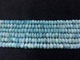Larimar 6 mm Roundel Beads 4A Quality Length 40 cm- Larimar Good Quality beads - Larimar Rondelle Beads