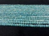 Larimar 6 mm Roundel Beads 4A Quality Length 40 cm- Larimar Good Quality beads - Larimar Rondelle Beads