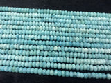 Larimar 6 mm Roundel Beads 4A Quality Length 40 cm- Larimar Good Quality beads - Larimar Rondelle Beads