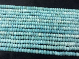 1/2 strand 4A Quality Larimar 6 mm Roundel Beads, Length 20 cm Larimar Good Quality beads - Larimar Rondelle Beads