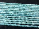 1/2 strand 4A Quality Larimar 7mm Roundel Beads, Length 20 cm Larimar Good Quality beads - Larimar Rondelle Beads