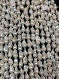 Pearl Baroque Shape AAA Quality - Length 40 cm- Size 15-17mm x 23-30 mm, Good Quality Natural Freshwater Pearl Baroque Beads -Code(RER-Kg)