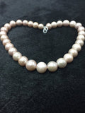 Freshwater Pearl Round beads ,11-15mm size -100% Natural Color - Pink Color AAAA Quality 40cm Length