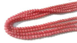 5-5.5MM Rhodochrosite  Round Beads, Top Quality beads, 5A Grade, Rare available , Limited strands.Length 16" Rhodochrosite Necklace