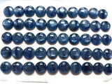 10MM Kyanite Round Cabochons, Kyanite Cabs, Super Fine Quality Cabs,Pack of 4 pc.
