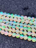 Ethiopian Opal Round 4-6M Beads,16 Inches Strand,Superb Quality,Natural Ethiopian Opal round beads , code #3 Precious gemstone, lots of fire