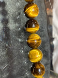 20mm Tiger Eye Round Beads 40 cm  Length  Good quality and Natural Tiger Eye