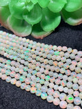 Ethiopian Opal Round 3-6M Beads,16 Inches Strand,Superb Quality,Natural Ethiopian Opal round beads ,code #14 Precious gemstone, lots of fire