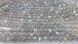 8mm Size- Labradorite Round beads, Perfect round , top quality with blue and yellow Fire 15.5" , origin Madagascar