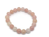 AAAA 10mm Morganite Bracelet - Beautiful Bracelet, Natural Morganite Beaded Bracelet , Gemstone Bracelet Code 01