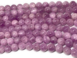 10 MM Kunzite Round Beads, Length 40cm AAA Quality -Natural Kunzite Beads-Purple Color origin brazil