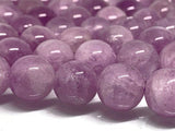 10 MM Kunzite Round Beads, Length 20cm AAA Quality -Natural Kunzite Beads-Purple Color origin brazil