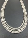 Grey Diamond faceted Beads, Top Quality .Natural grey Diamond, 7 Inch length