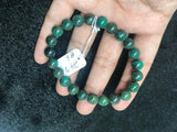 8MM Chrysocolla Smooth Round beads bracelet Length 7.5" natural chrysocolla code #6 , No treatment. weight 24GM