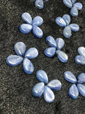 10X14 MM Kyanite Pear Cabochons, Kyanite Cabs, Super Fine Quality Cabs,Pack of 4 pc.