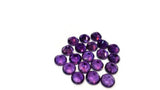 6mm Natural Amethyst Round cut stone , Pack of 5 piece, African Amethyst Round cabochon