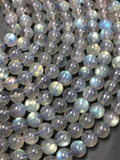 6mm Labradorite Round beads, Top Quality beads. Length 16"- Labradorite Blue Fire Beads- Perfect Round