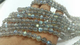 5.5-6MM Labradorite Round beads, Top Quality perfect round shape . Yellow and Blue Fire -