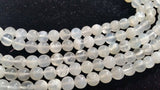 White Moonstone Round Beads 7mm , Length 15" good Quality