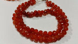 Carnelian Faceted Onion 7 MM  Shape briolette , Orange Carnelian good quality stones