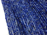 Sodalite faceted Round 2-2.5mm, Length 14" Micro faceted round beads. Top Quality faceted . Gemstone faceted beads