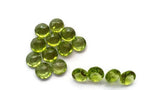 5mm Peridot Round Cut , Top Quality , Pack of 6 Pieces , loose Gemstone  , Gemstone cut stone