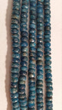 Neon Apatite faceted Rounde Beads 8mm Size- length 13.5 inch