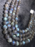 Labradorite 10MM, Labradorite Round beads, Top Quality perfect round shape . Yellow and Blue Fire -AAA Grade