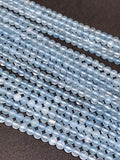 Aquamarine 4mm , Aquamarine Round AAAA Quality Perfect Round Beads- Wholesale Price- Length 40 cm- Blue Aquamarine Beads- Aqua Round Beads
