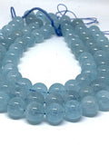 Aquamarine 14mm, Aquamarine Round AAA Quality Perfect Round Beads- Wholesale Price- Length 40 cm- Blue Aquamarine Beads- Aqua Round Beads