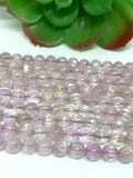 Kunzite 6mm, Kunzite Round Beads- 40 cm Length - AAAA Quality - Natural Kunzite Beads- kunzite Gemstone Beads- Transparent Quality Beads