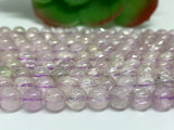 Kunzite 6mm, Kunzite Round Beads- 40 cm Length - AAAA Quality - Natural Kunzite Beads- kunzite Gemstone Beads- Transparent Quality Beads