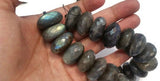 22MM Extra Big Labradorite Faceted Roundel , Very rare Available , Top Quality and Machine cut