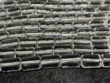 Crystal Tube Beads 8x12 mm size , Crystal Cylindrical Beads - 40 cm Strand - Clear Crystal Beads - Transparent Natural Crystal Beads -