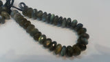 15mm Labradorite faceted Roundel AAA Quality, Length of strand 10 Inch , beautiful Quality beads