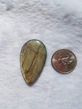 27x45MM Yellow Labradorite Smooth Cabochons , ,NATURAL Labradorite cabs .code 421-430